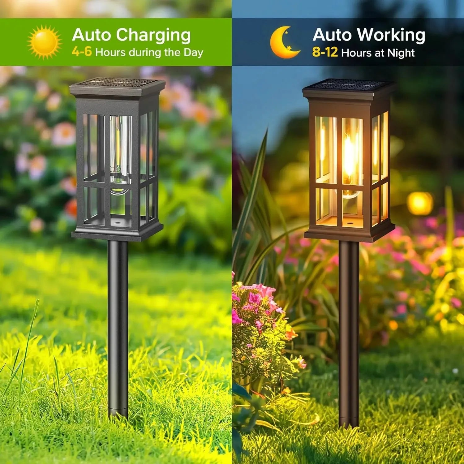 Outdoor Solar Lamp Landscape Lighting for Garden Yard