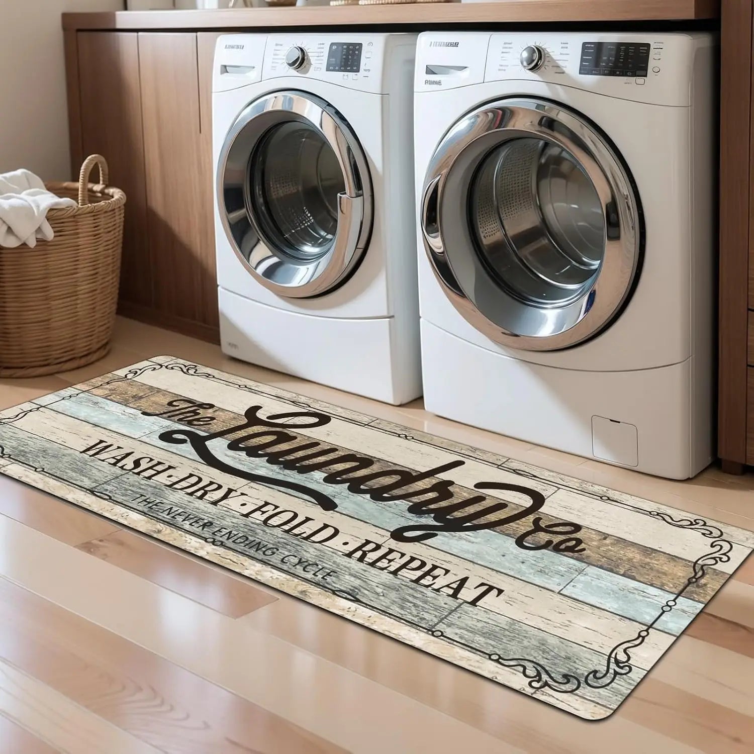 VIKAMA American-Style Laundry Room Carpet.