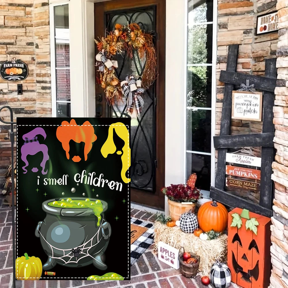Hocus Pocus Halloween Garden Flag