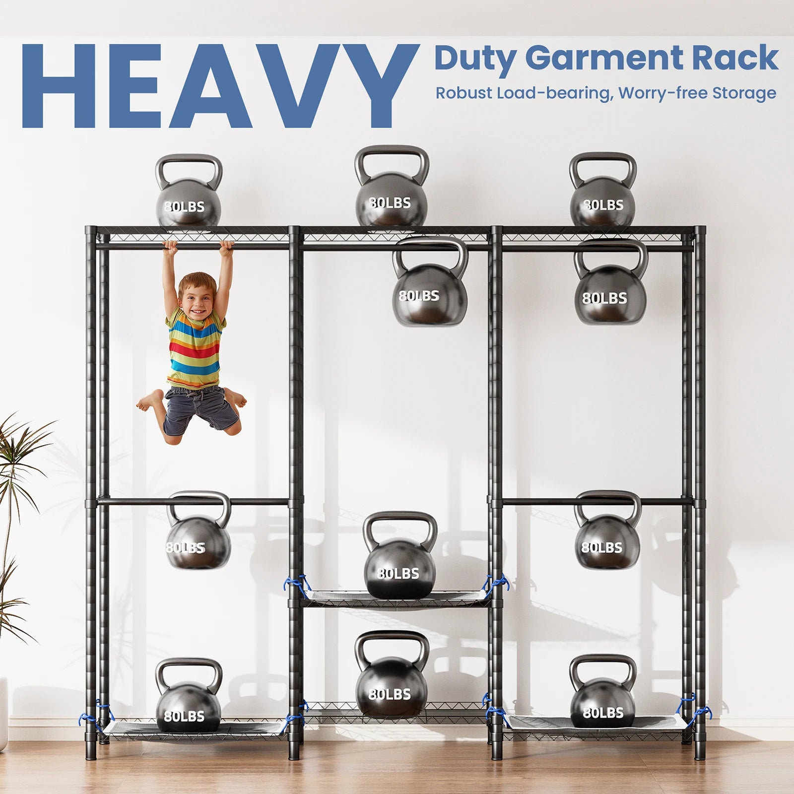 Clothes Rack Storage Organizer Wardrobe