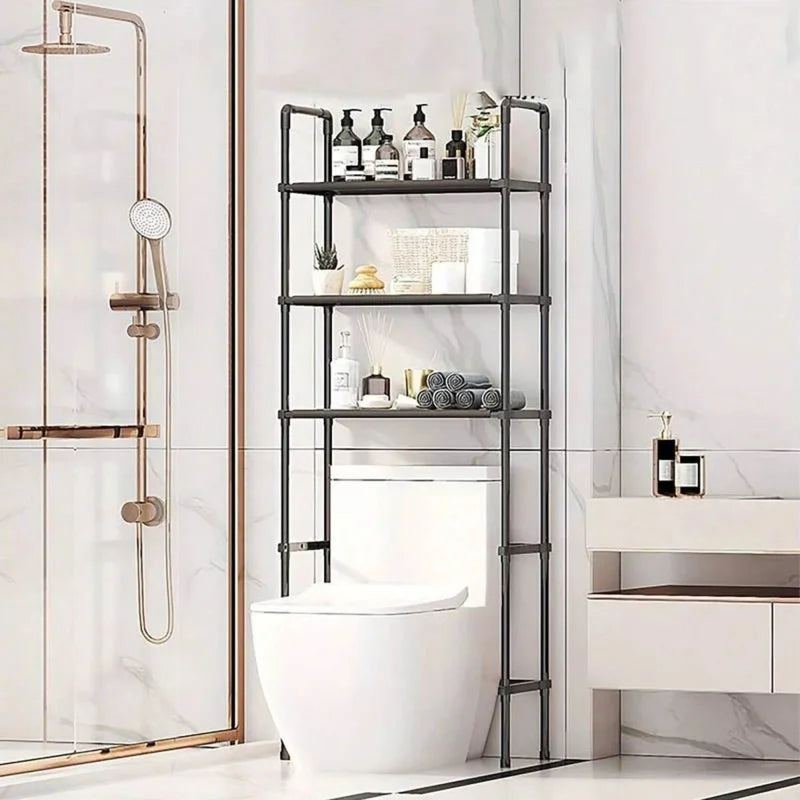 Bathroom Storage Rack Over The Toilet Shelf Multilayer Space Saver