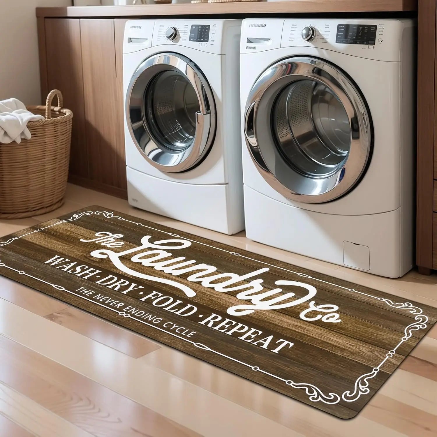 VIKAMA American-Style Laundry Room Carpet.