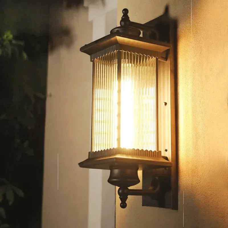 Vintage Outdoor Wall Light Waterproof Exterior Garden Yard