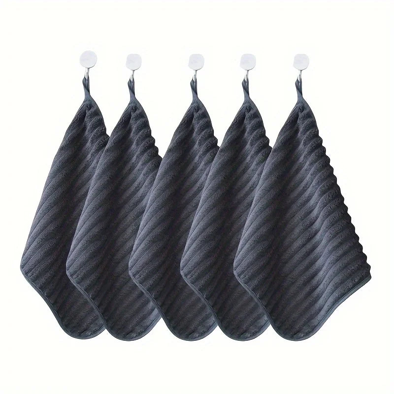 5-Piece Luxury Soft Super Absorbent - 11.8*11.8 inch