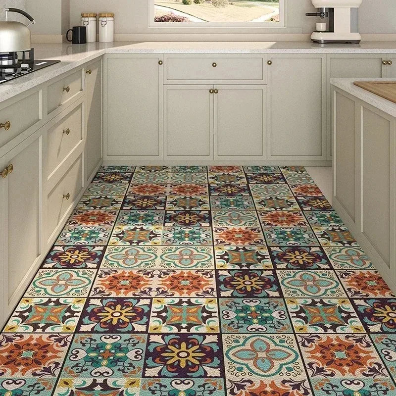 Carpet for Kitchen Pvc Floor Mat Large Size Waterproof Non-slip Carpets