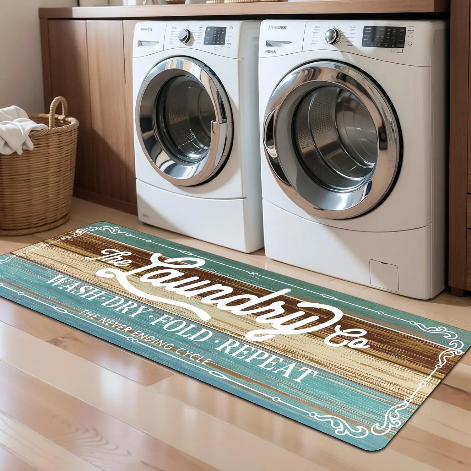 VIKAMA American-Style Laundry Room Carpet.