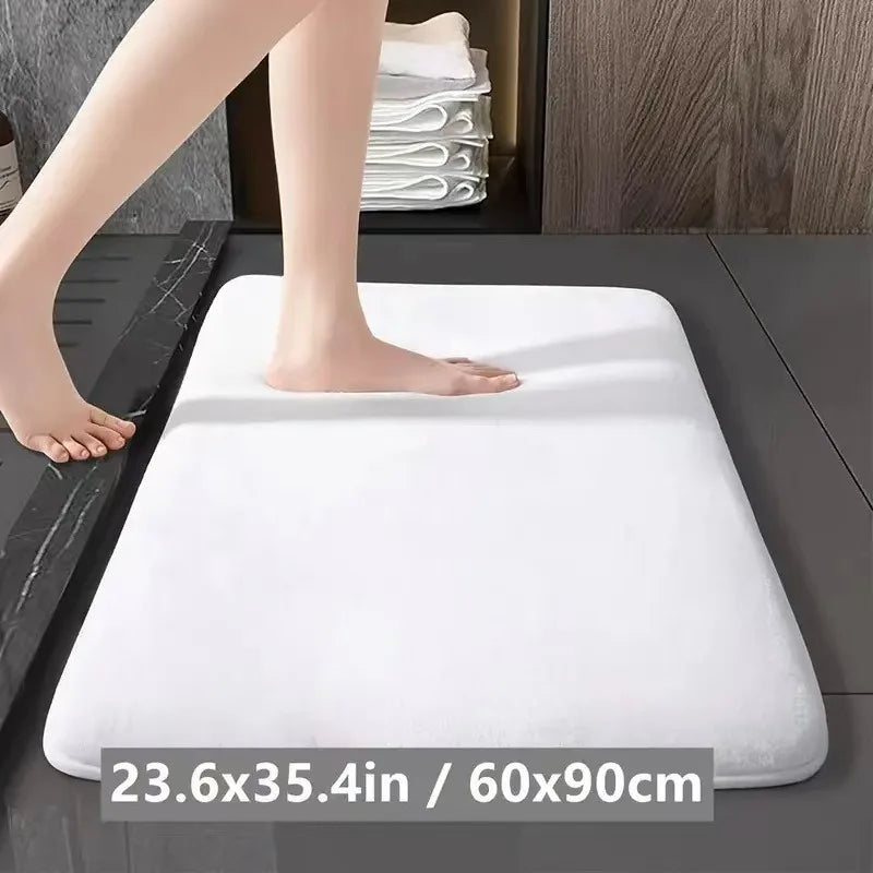 Solid Color Bathroom Mat