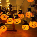 59.06in Halloween Pumpkin Lights Warm White 10LED Festival String Lights
