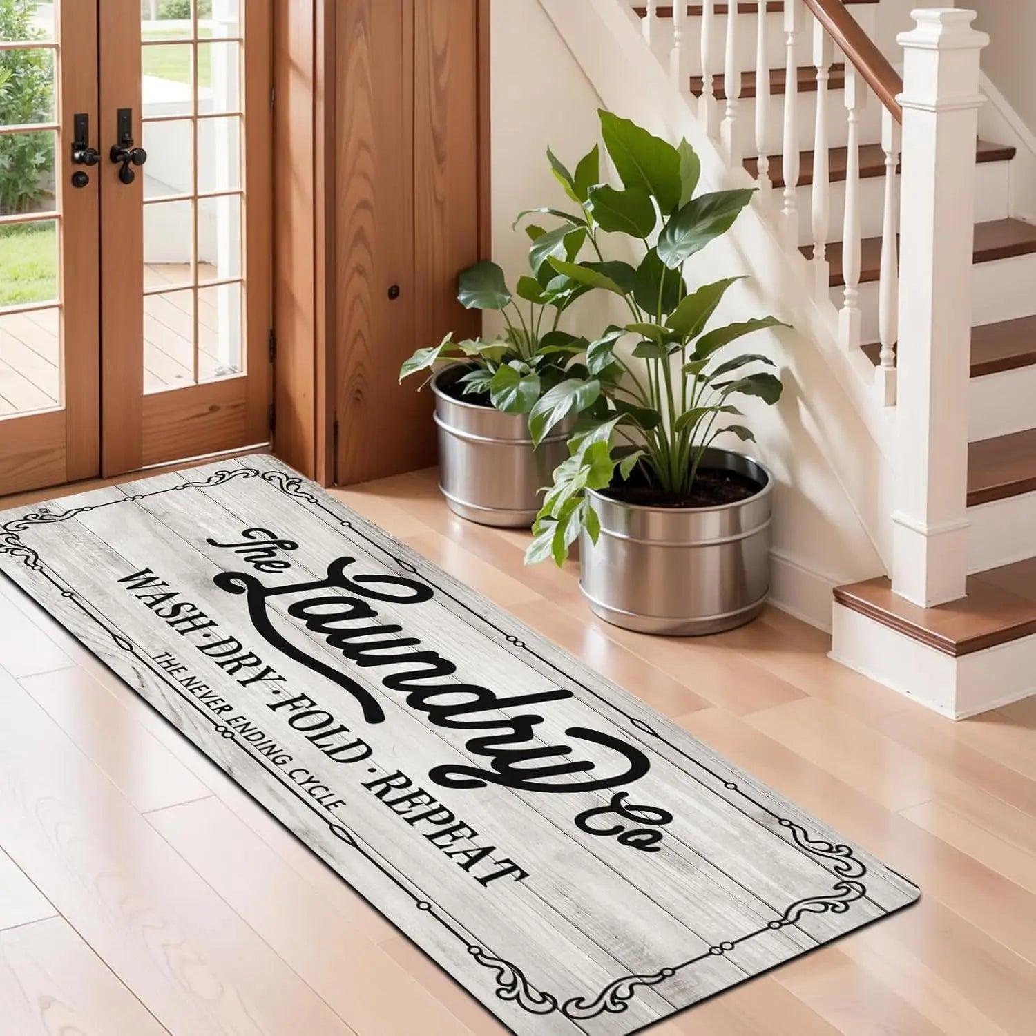 VIKAMA American-Style Laundry Room Carpet.