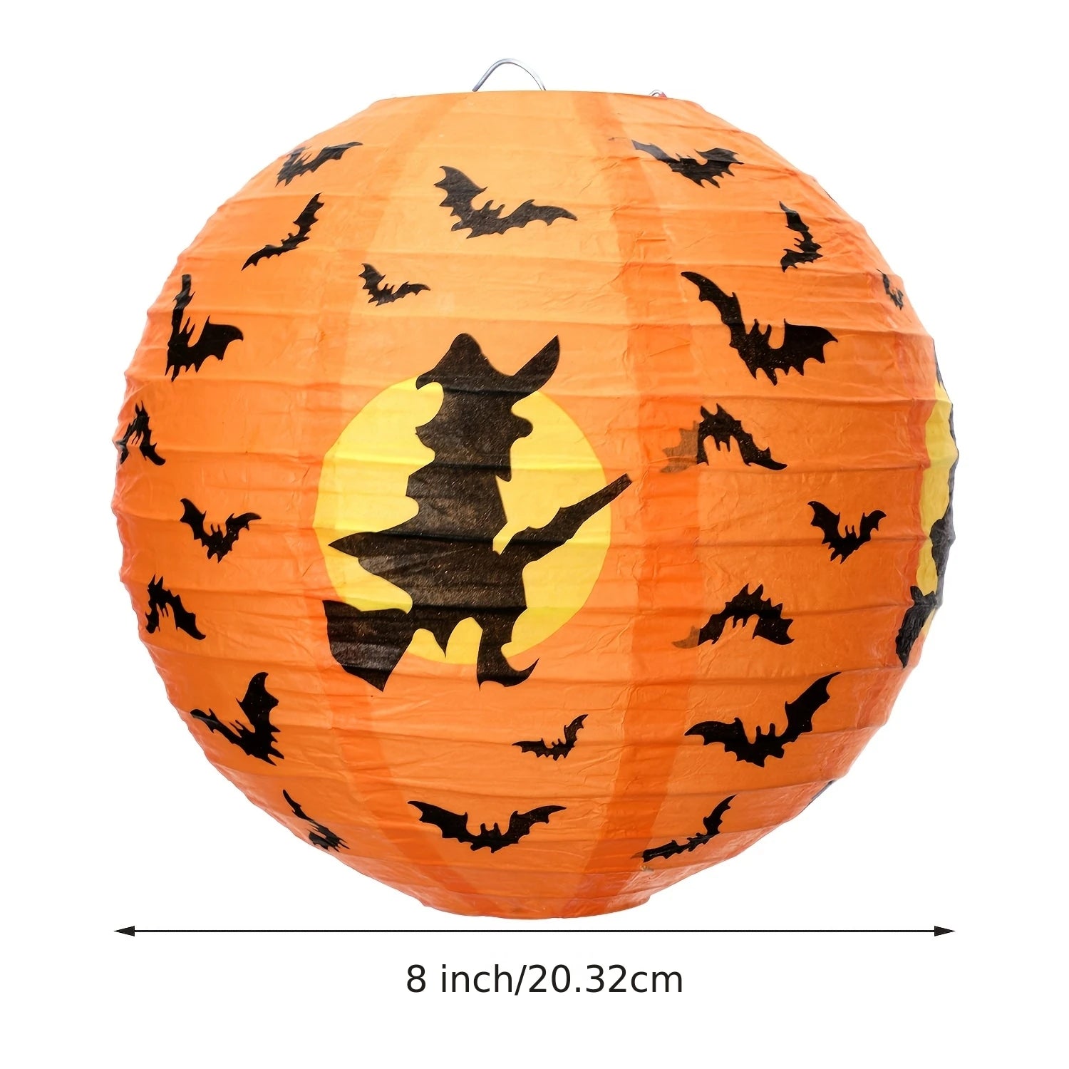 5pcs Halloween 3D Paper Pumpkin Lantern Set Foldable