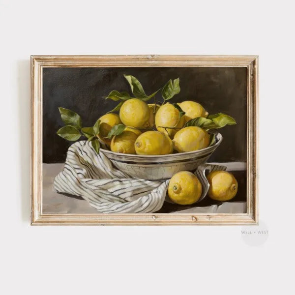 Country Kitchen Print Vintage Still Life Rustic Farmhouse Antique Kitchen Canvas printing wall decor
