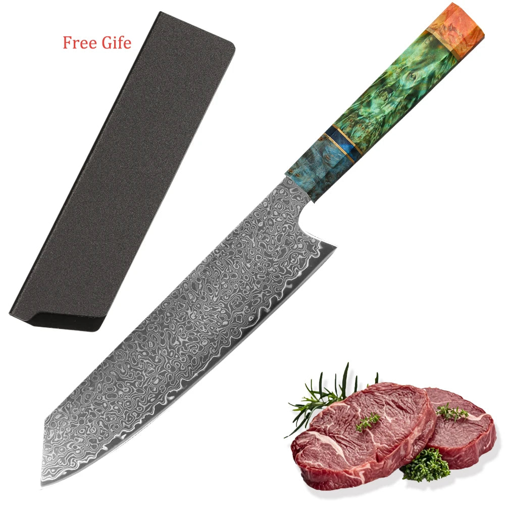 8 Inch Chef Knife 67 Layers VG10 Damascus Steel Kitchen Knives