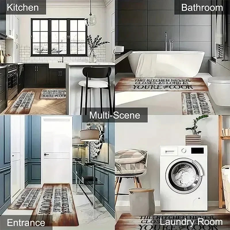 VIKAMA 1/2 Piece Modern Kitchen or Laundry room carpet