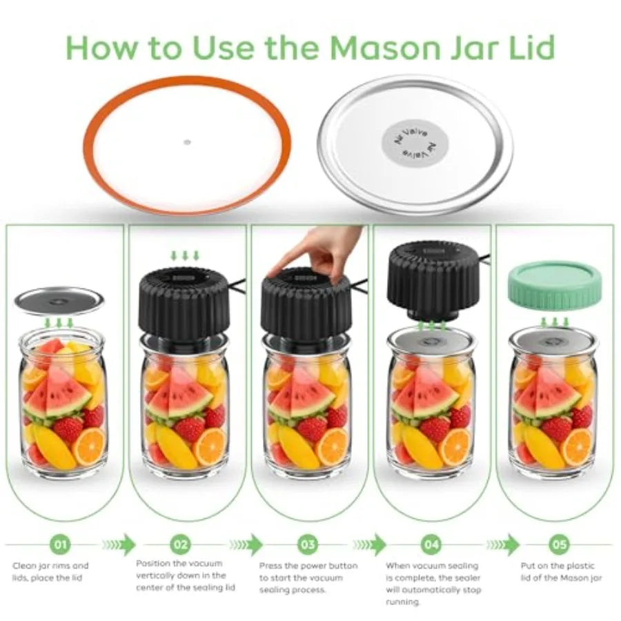 Mason Jar Lids 20 Pack: 10 Wide Mouth + 10 Regular Mouth