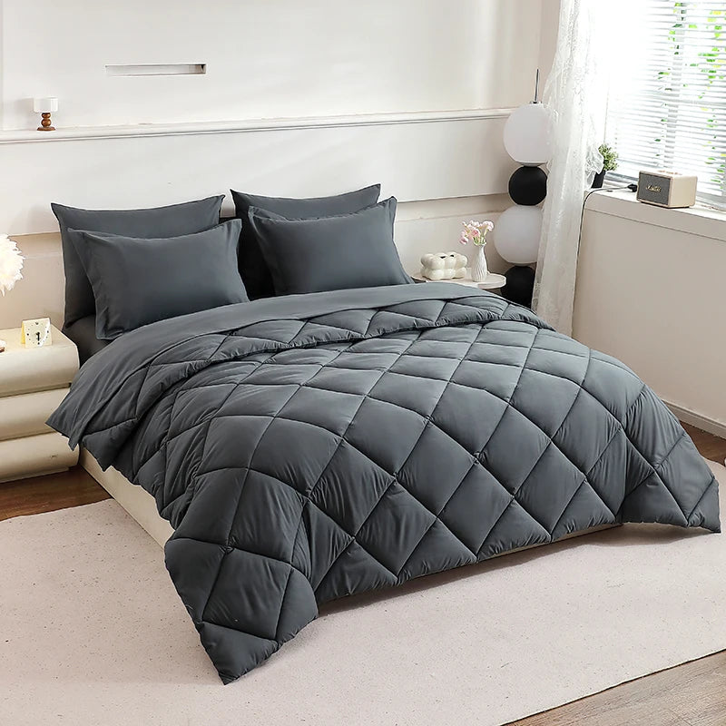 5pcs/7pcs Twin Full Queen King Bedding Sets Home Decor Comforter Flat Sheet Fitted Sheet Pillowcases Sleeping Sets