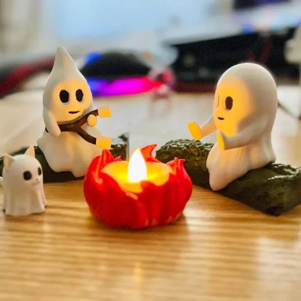 1 Set Halloween Ghost Campfire Decor
