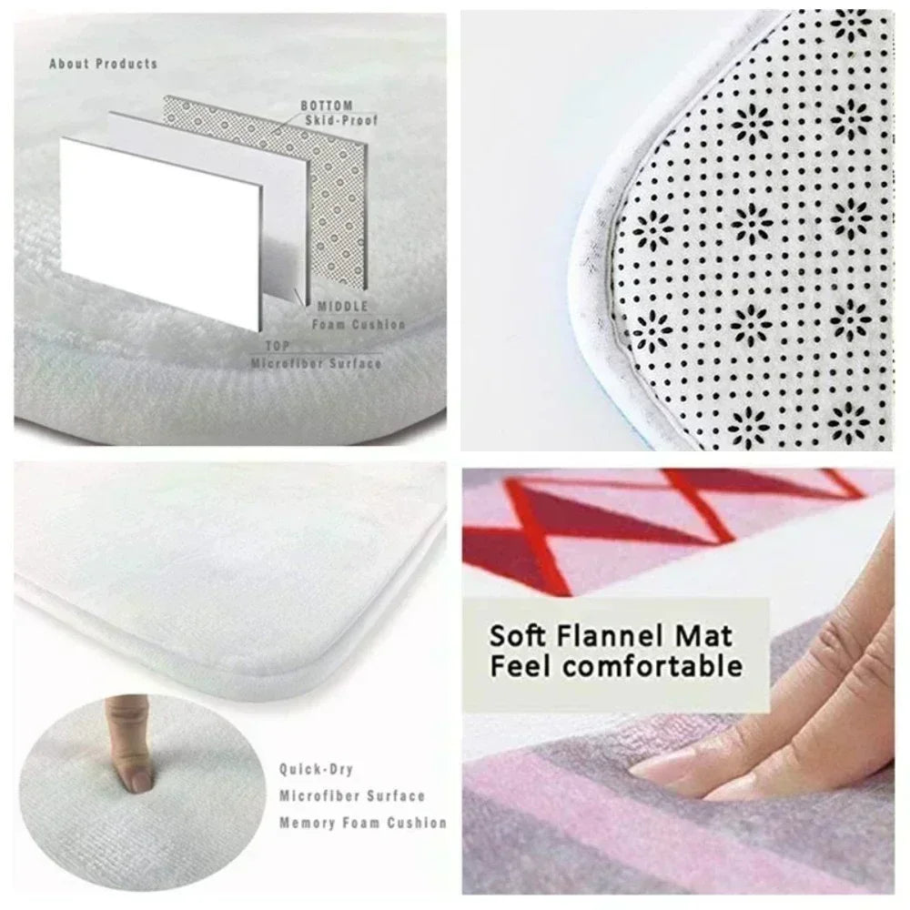 Carpet for Kitchen Pvc Floor Mat Large Size Waterproof Non-slip Carpets