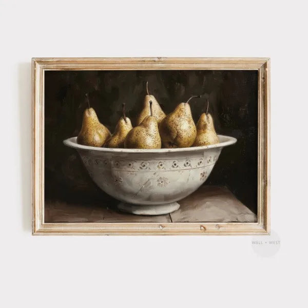 Country Kitchen Print Vintage Still Life Rustic Farmhouse Antique Kitchen Canvas printing wall decor