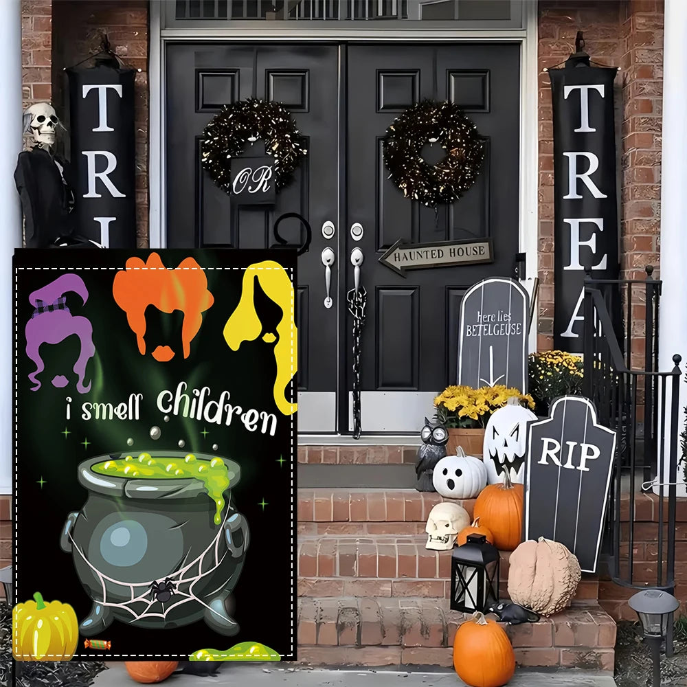 Hocus Pocus Halloween Garden Flag