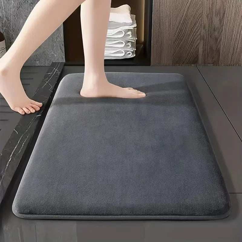 Solid Color Bathroom Mat
