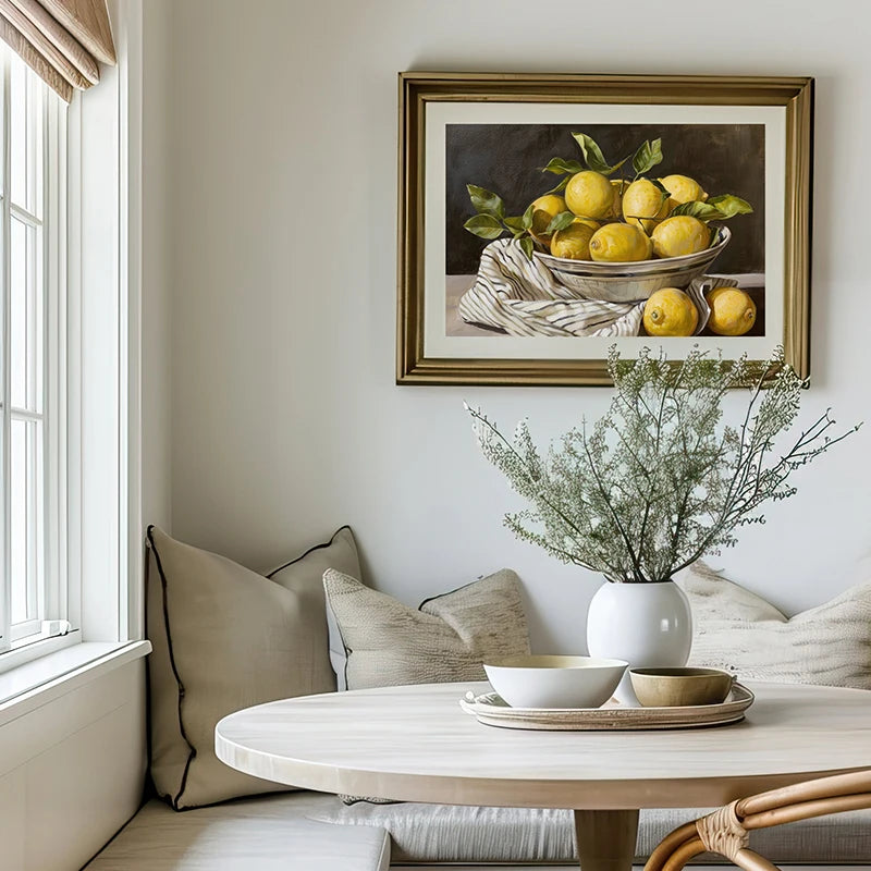 Country Kitchen Print Vintage Still Life Rustic Farmhouse Antique Kitchen Canvas printing wall decor