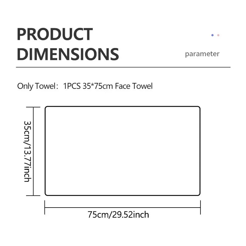 Coral Fleece Thickened Towel and Bath Towel Set