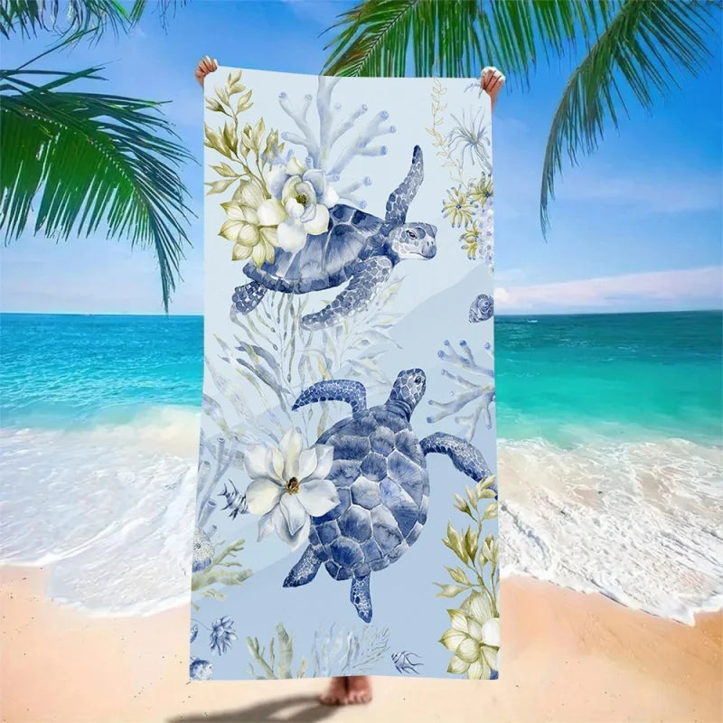 Sea Turtle Beach Towel