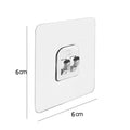 Seamless Adhesive Hooks Transparent Home Acrylic Strong Self Adhesive Hooks Bathroom Kitchen