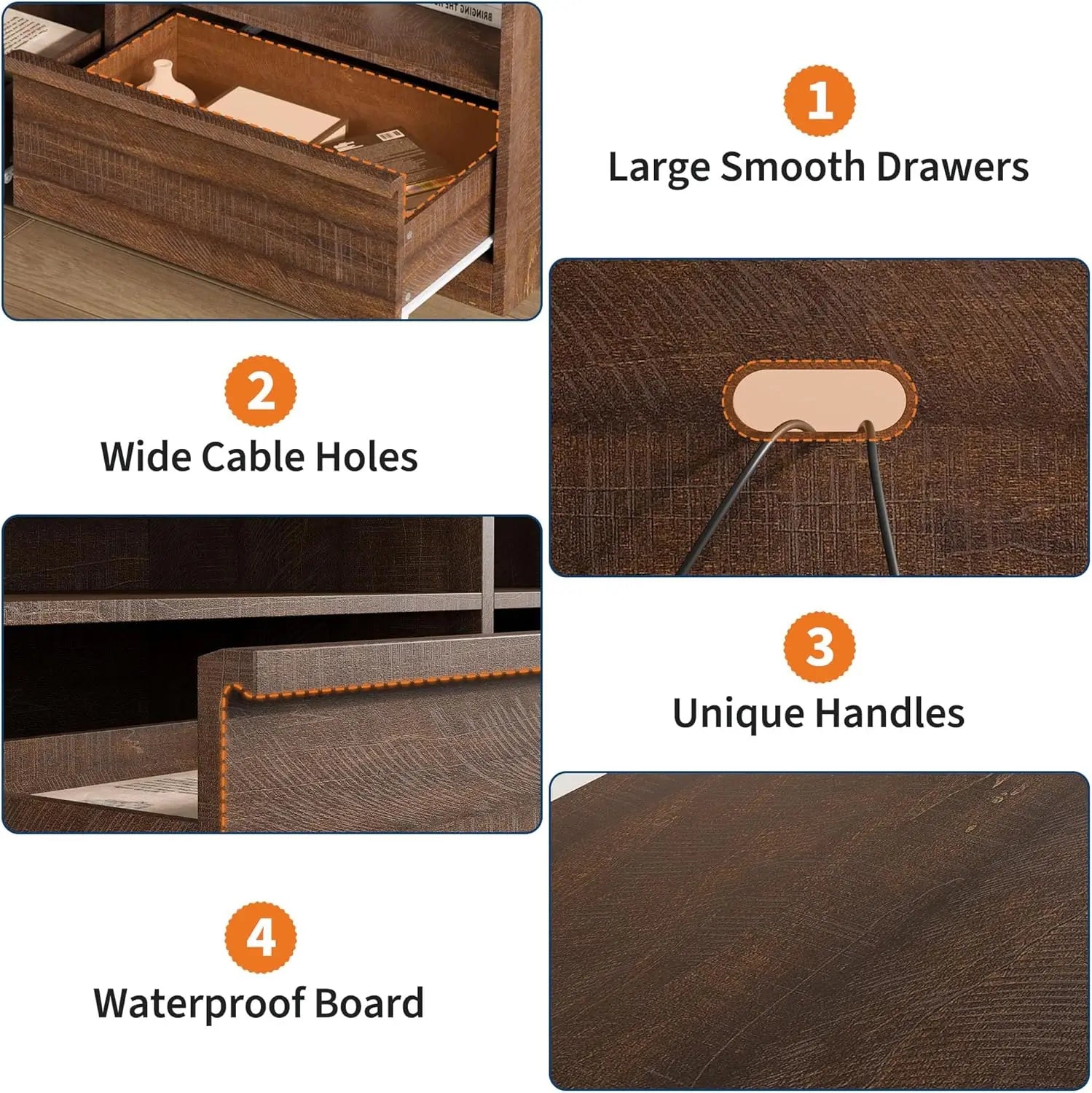 Modern TV Stand for TVs Up to 85",70 inch