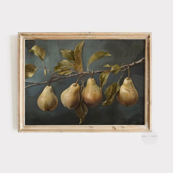 Country Kitchen Print Vintage Still Life Rustic Farmhouse Antique Kitchen Canvas printing wall decor