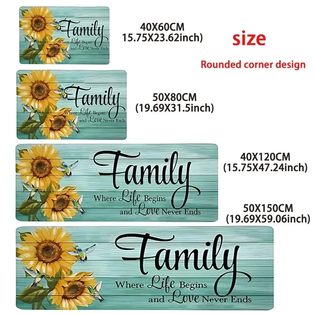 VIKAMA 1/2 Piece Modern Kitchen or Laundry room carpet