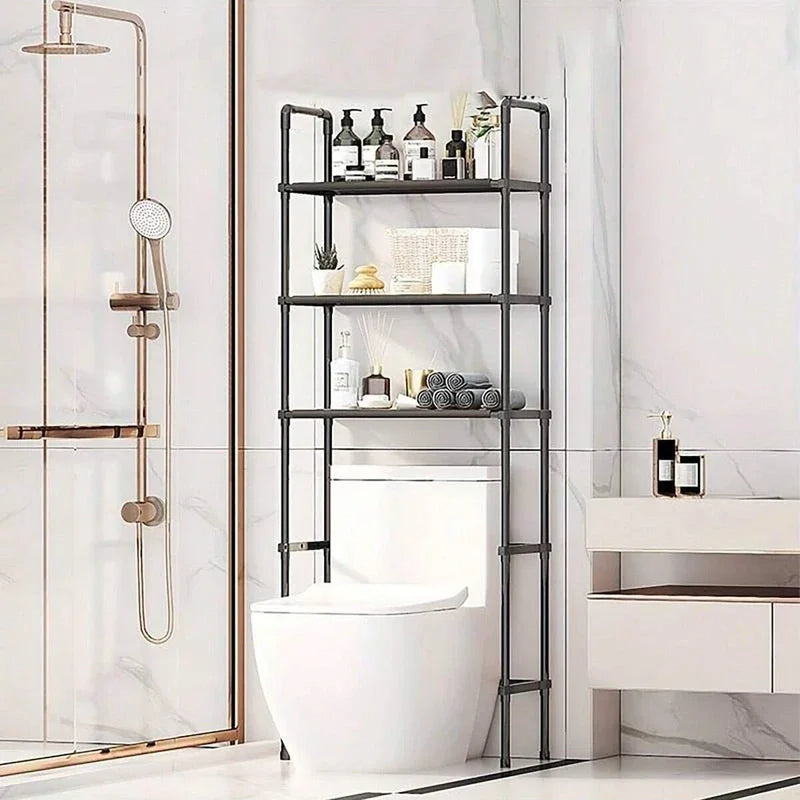 Bathroom Storage Rack Over The Toilet Shelf Multilayer Space Saver