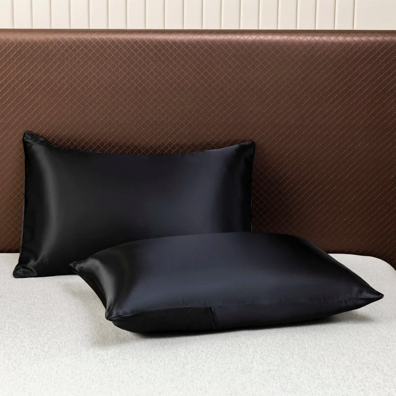 Luxury Ice SilkDuvet Bedding Set Satin Silky  Cover Set With Pillowcase