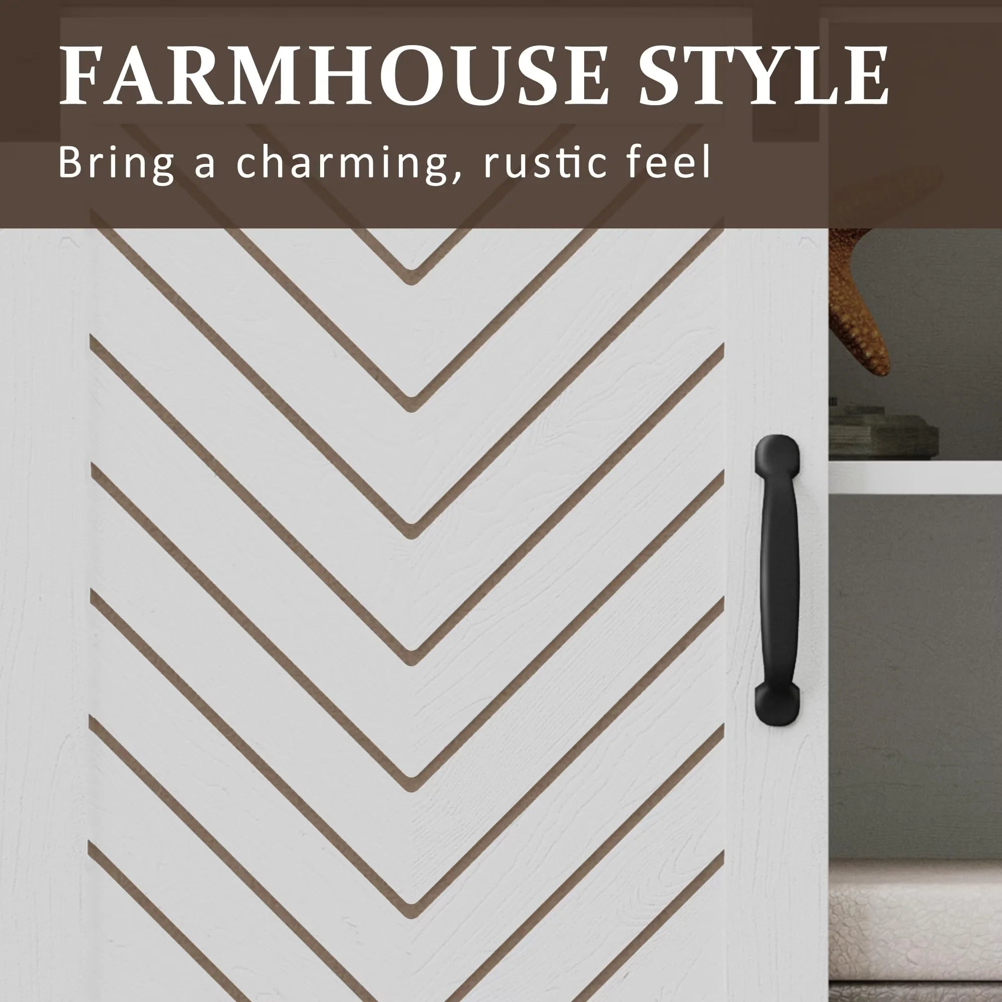 Farmhouse TV Stand with Sliding Barn Doors for 65+ Inch TV,