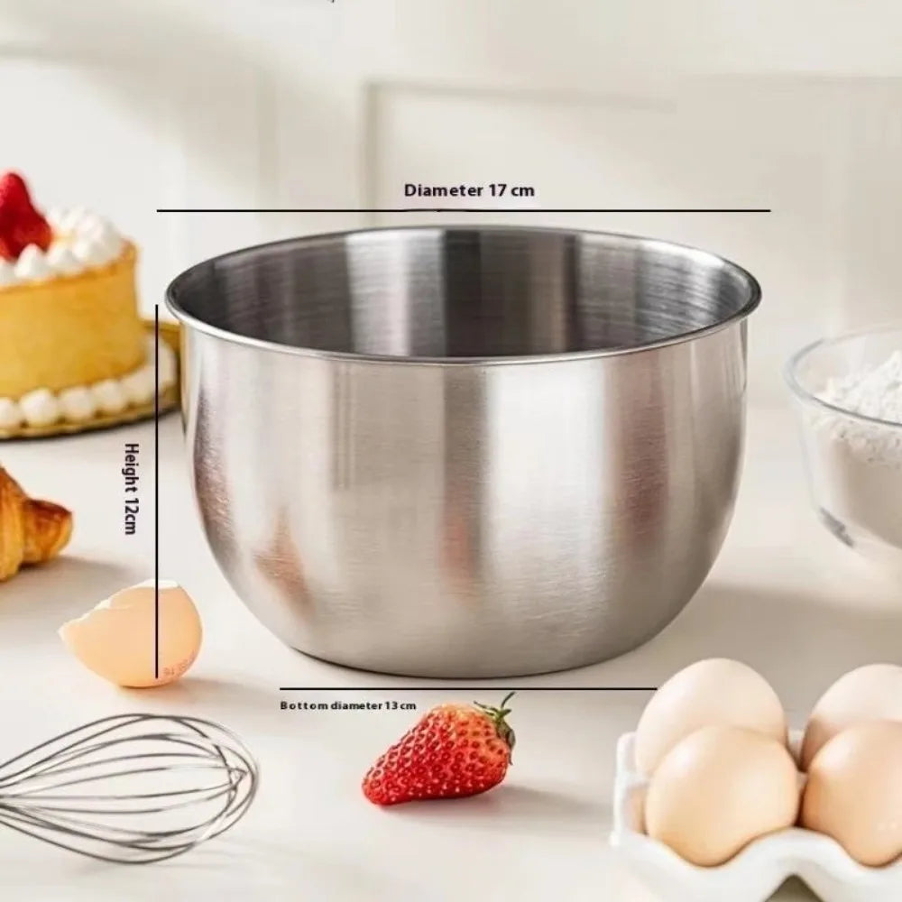 Stainless Steel Mixing Bowl Splash Proof Deep Design