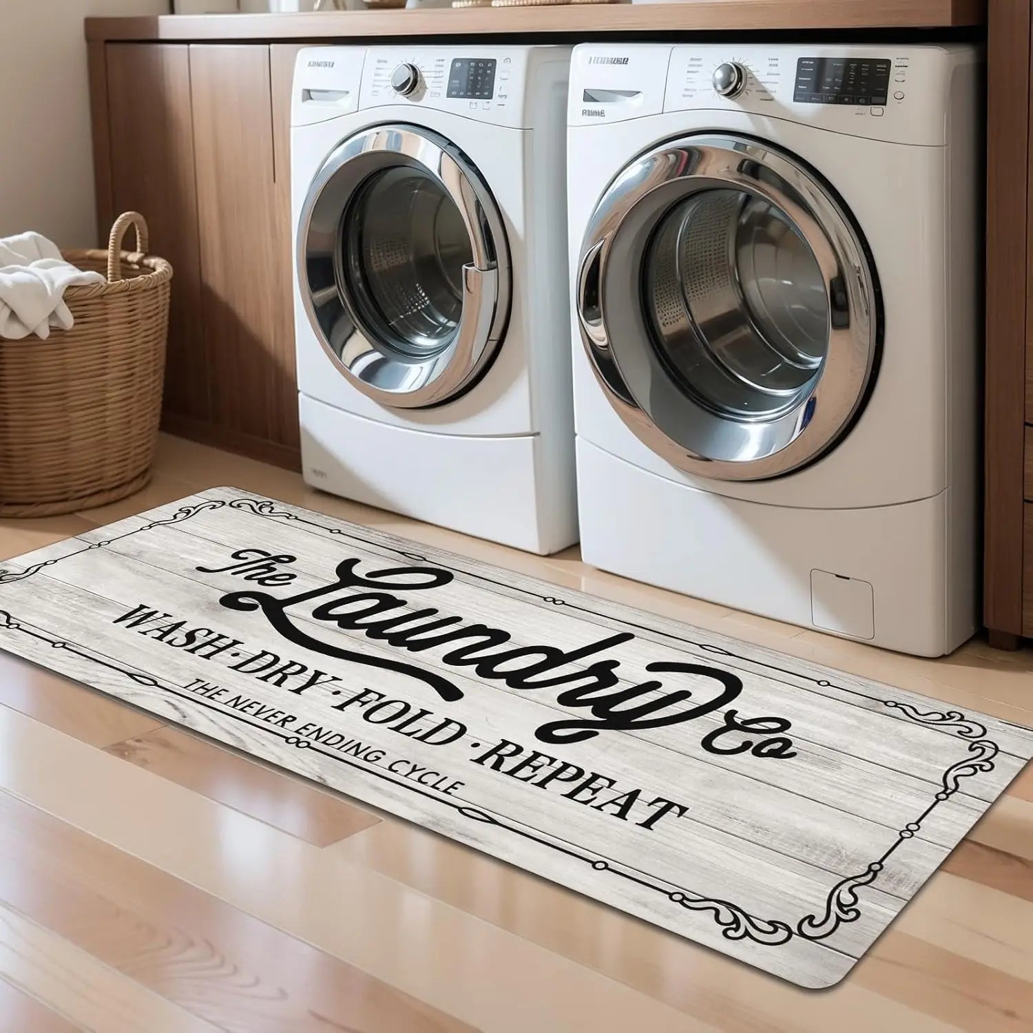 VIKAMA American-Style Laundry Room Carpet.