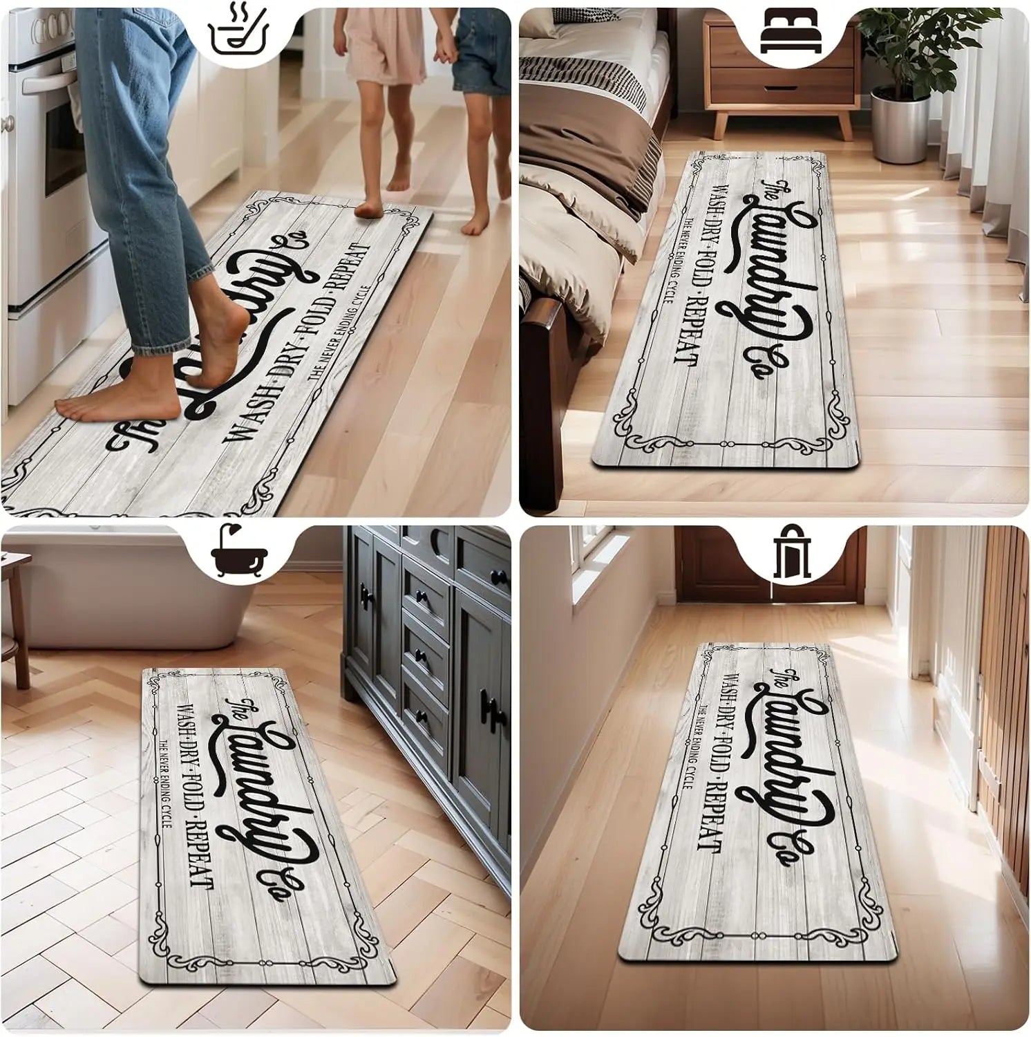 VIKAMA American-Style Laundry Room Carpet.