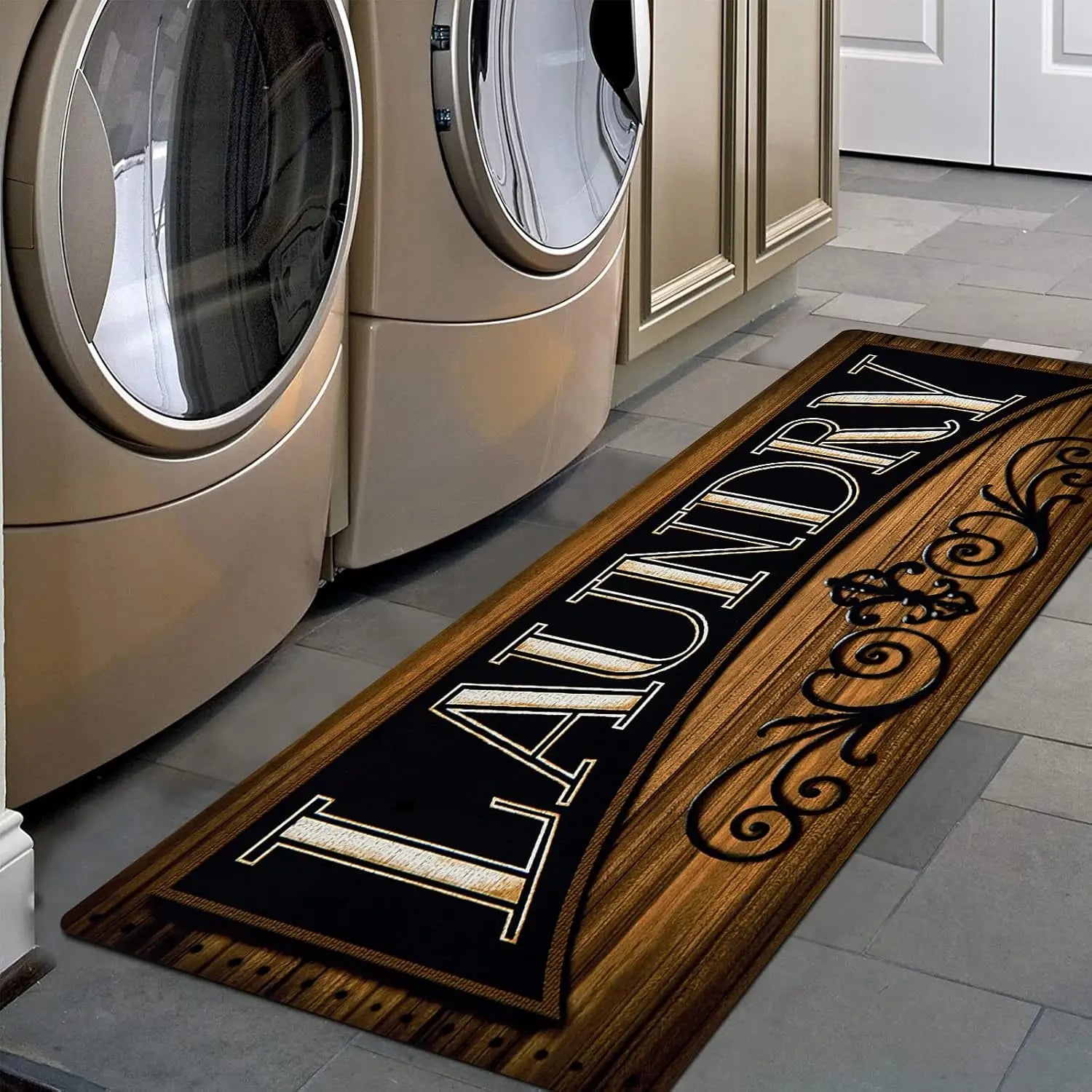 VIKAMA American-Style Laundry Room Carpet.
