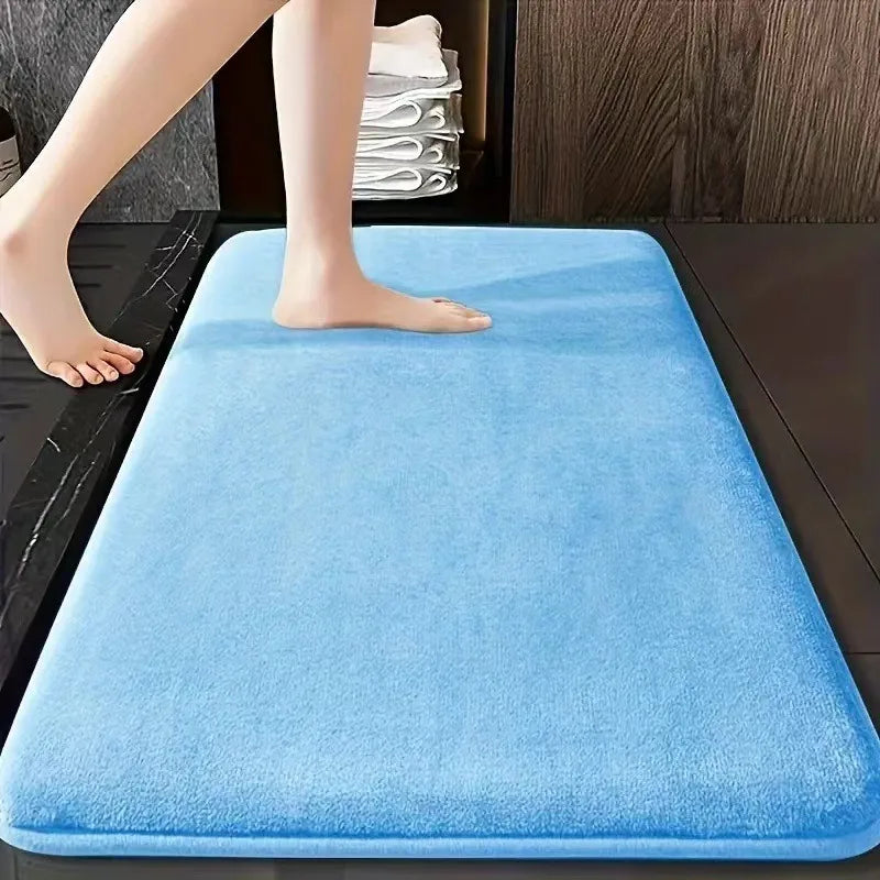 Solid Color Bathroom Mat