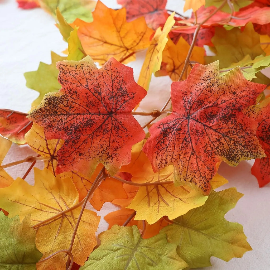 100/200CM Autumn Artificial Maple Leaf Garland Vine