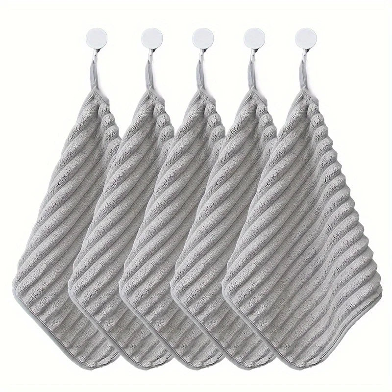 5-Piece Luxury Soft Super Absorbent - 11.8*11.8 inch