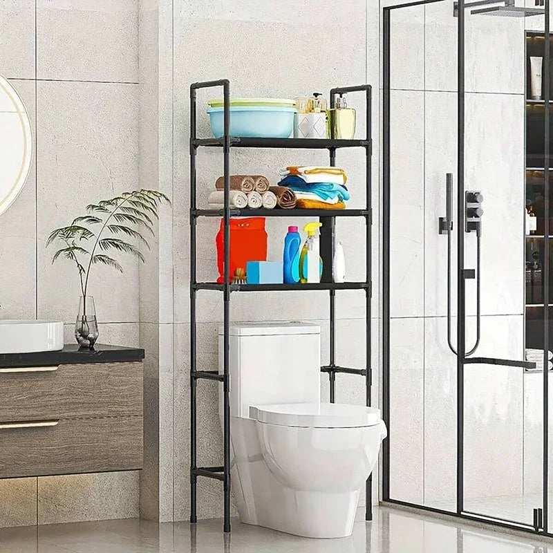 Bathroom Storage Rack Over The Toilet Shelf Multilayer Space Saver