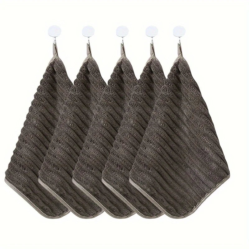 5-Piece Luxury Soft Super Absorbent - 11.8*11.8 inch