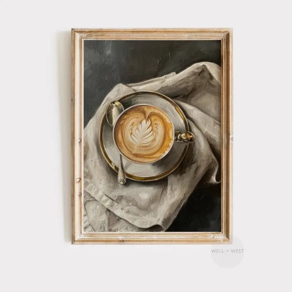 Country Kitchen Print Vintage Still Life Rustic Farmhouse Antique Kitchen Canvas printing wall decor