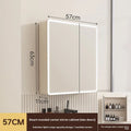 22 Inch Multifunctional Arc Angle Bathroom Mirror Cabinet