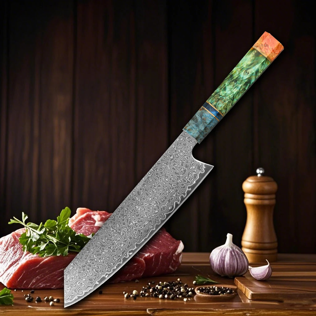 8 Inch Chef Knife 67 Layers VG10 Damascus Steel Kitchen Knives