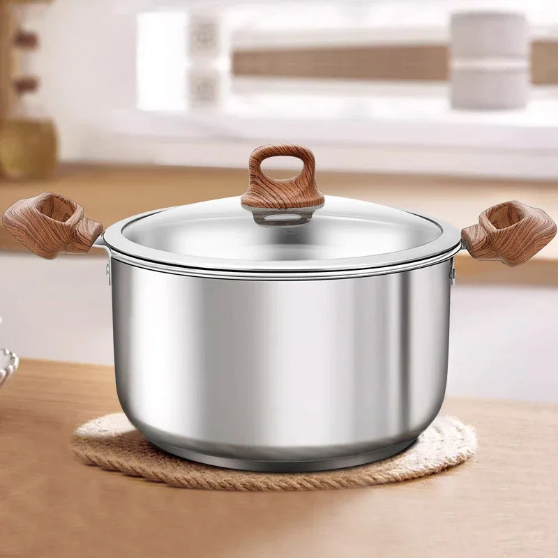 Thickened food grade 316 stainless steel pots Household induction cooker Special soup pot Congee cooking pots Steaming pot