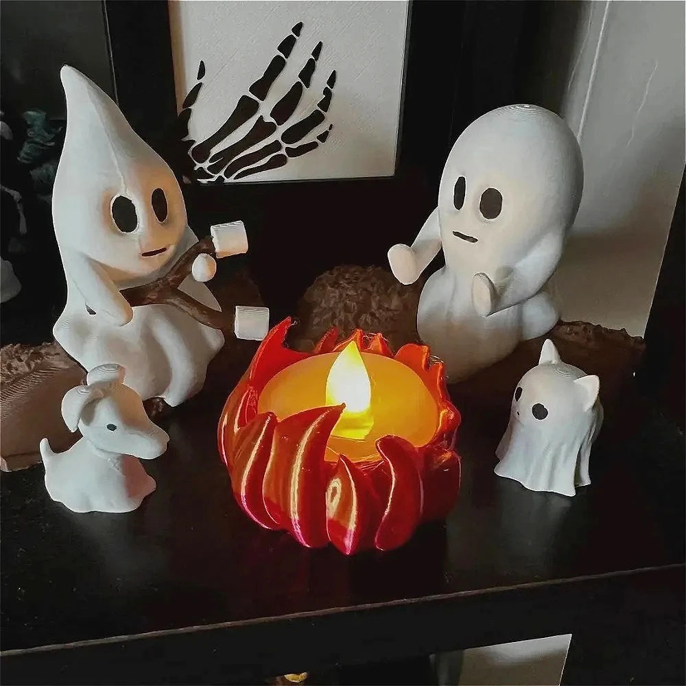 1 Set Halloween Ghost Campfire Decor