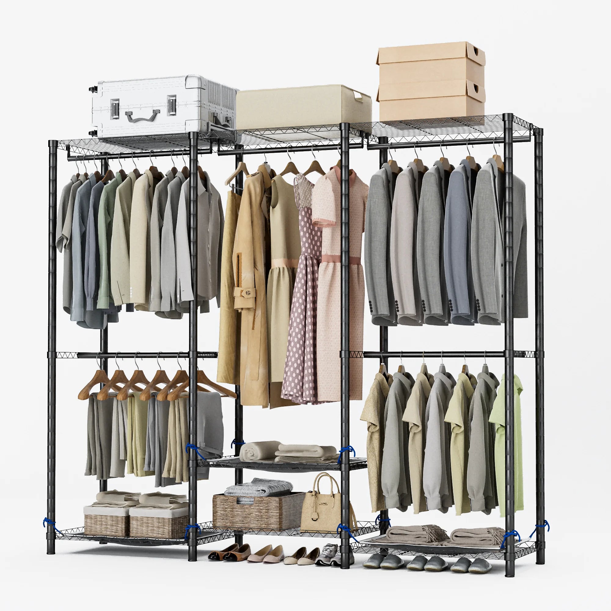 Clothes Rack Storage Organizer Wardrobe