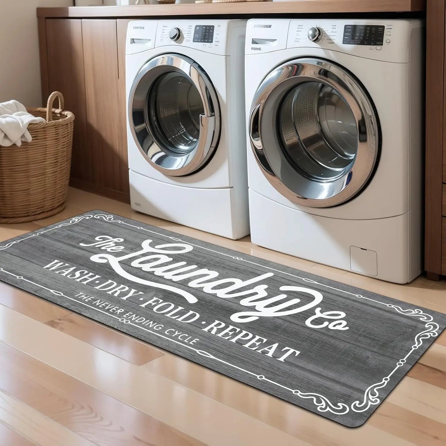 VIKAMA American-Style Laundry Room Carpet.